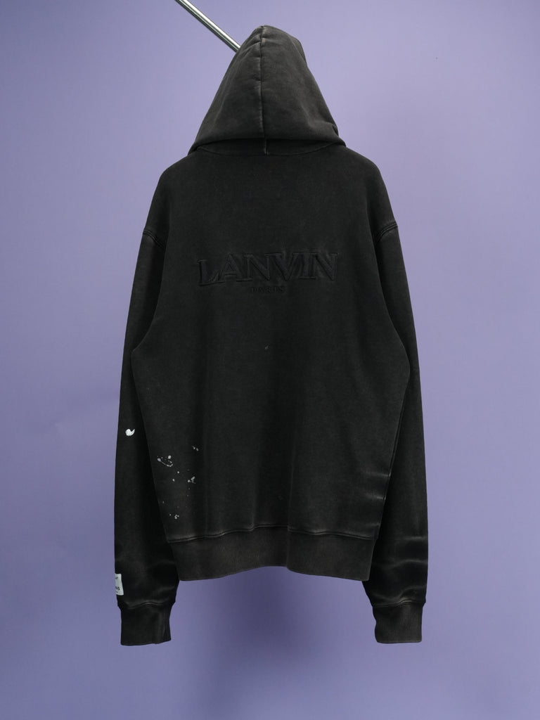 Gallery Dept. / Lanvin Paris Embroidered Zipped Hoodie Multicolor