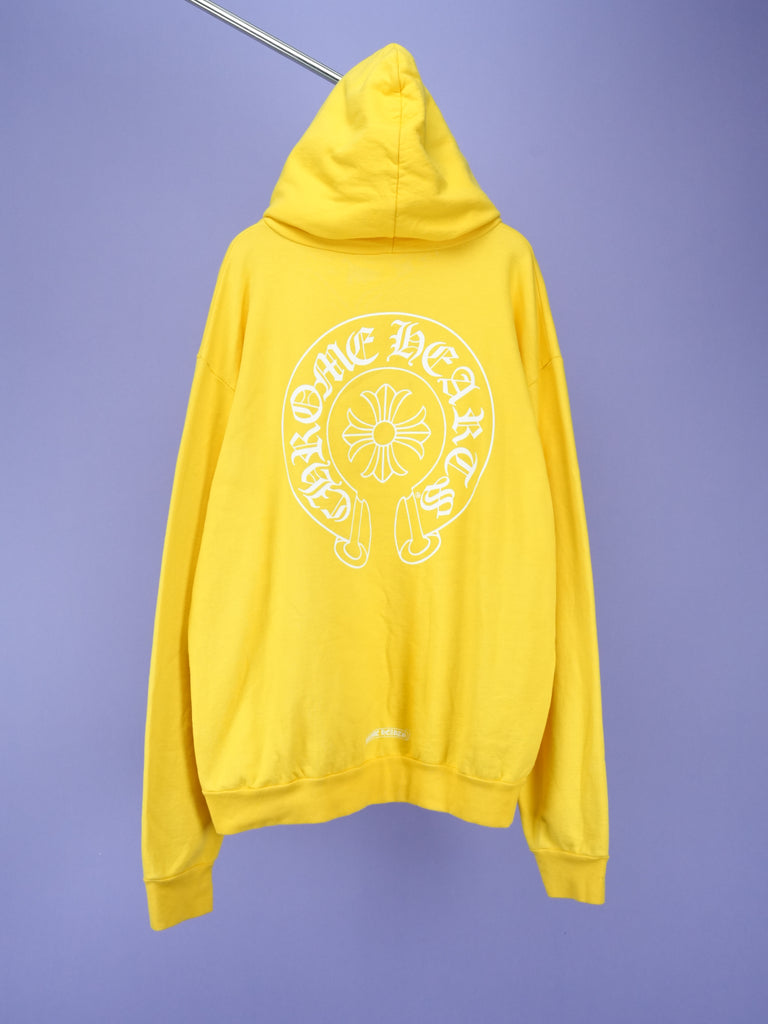 Chrome Hearts / Selfridges Exclusive +22+n'+33+ V Neck Hoodie Yellow