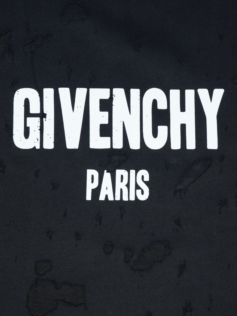 Givenchy Distressed T-Shirt Black