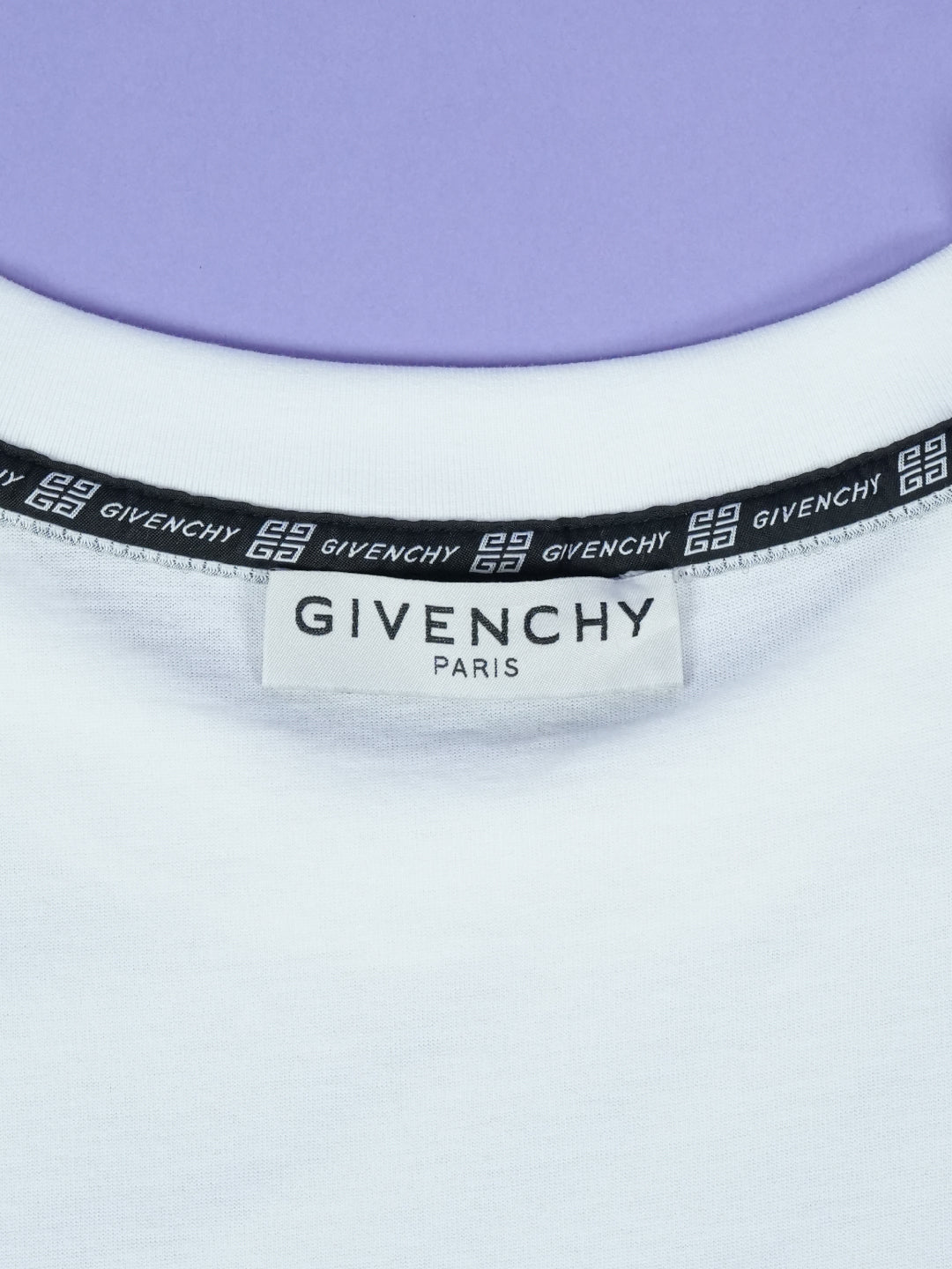 Givenchy Cracked Logo T-Shirt	White