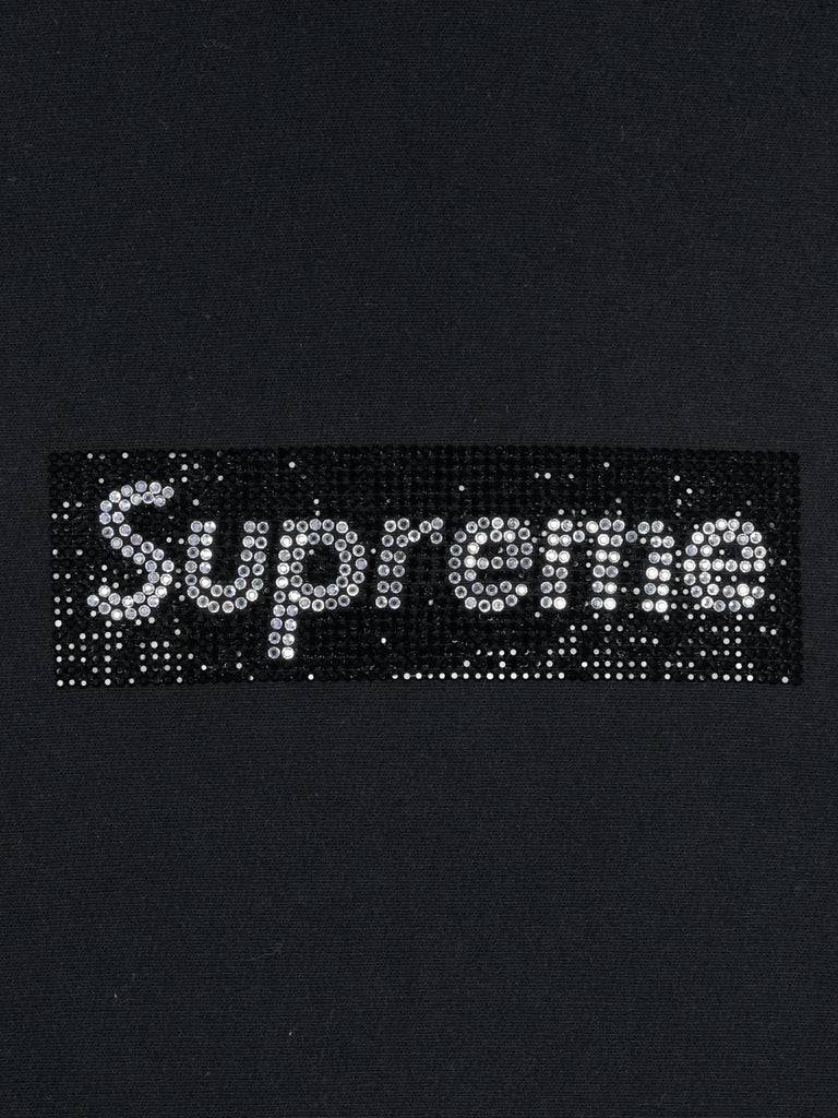 Supreme / Swarovski Box Logo Hooded Sweatshirt Black