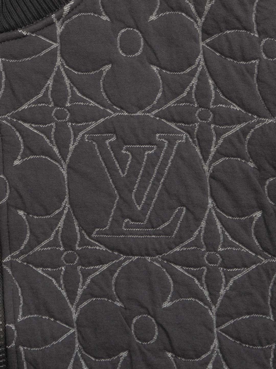 Louis Vuitton	Zip Through Monogram Flower Jacket Grey