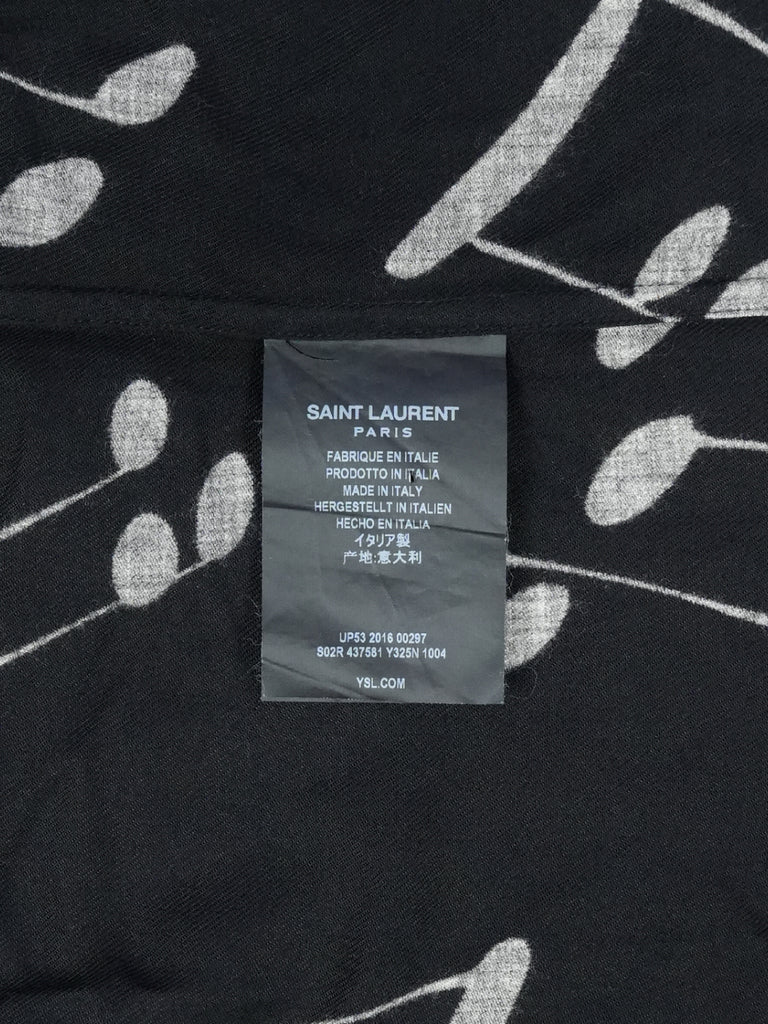 Saint Laurent  Music Note Shirt Black