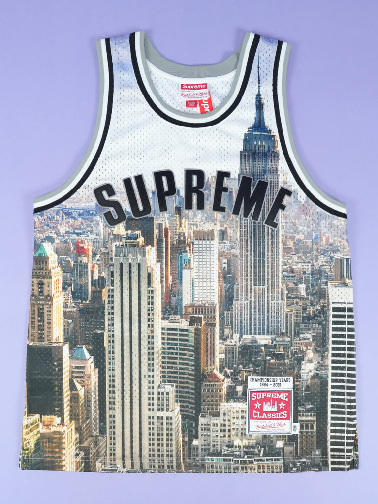 Supreme / Mitchell & Ness Basketball Jersey Skyline