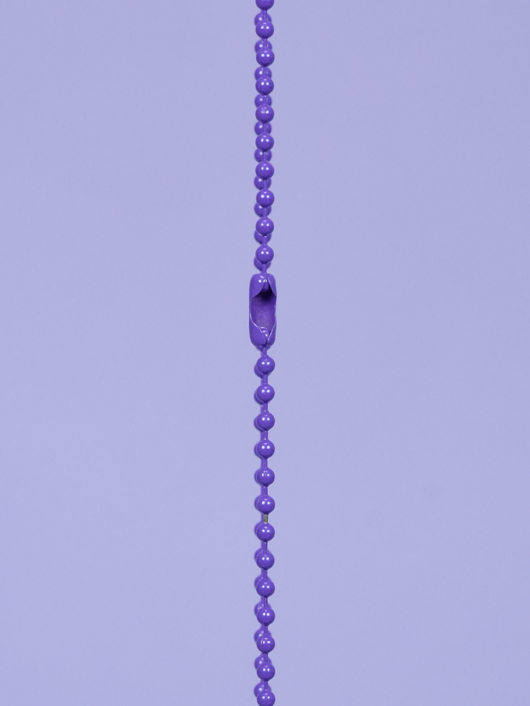 Chrome Hearts Dagger Necklace In Silicone Purple