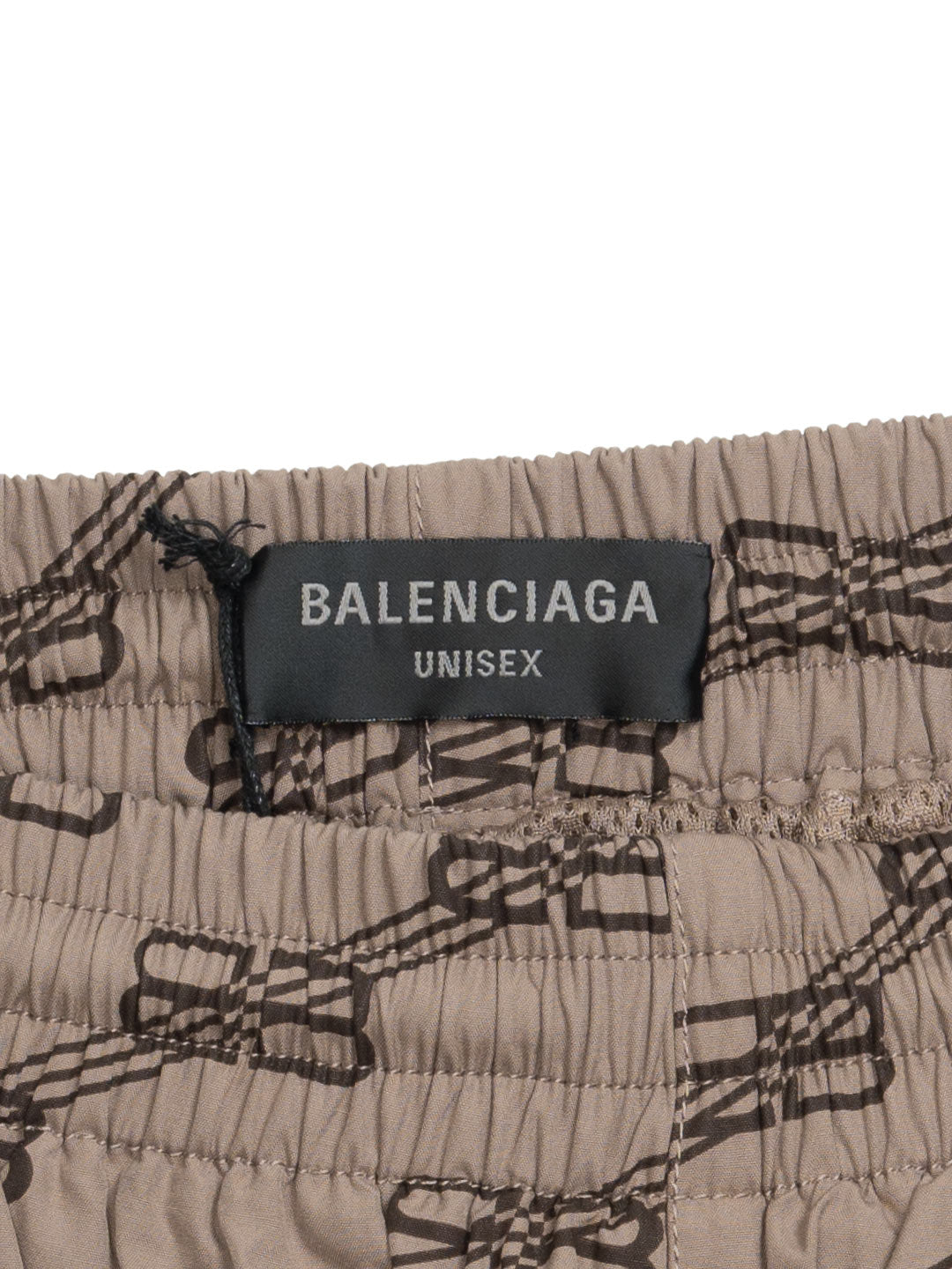 Balenciaga BB Monogram Wide-Leg Pants Brown