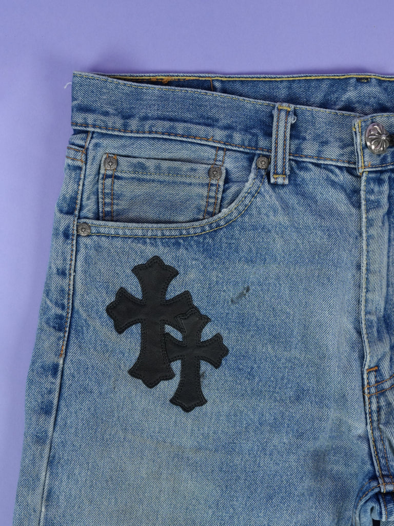 Chrome Hearts Vintage Levi's 505 Jeans Indigo