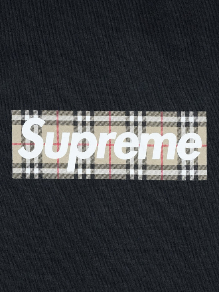 Supreme / Burberry Box Logo Tee Black