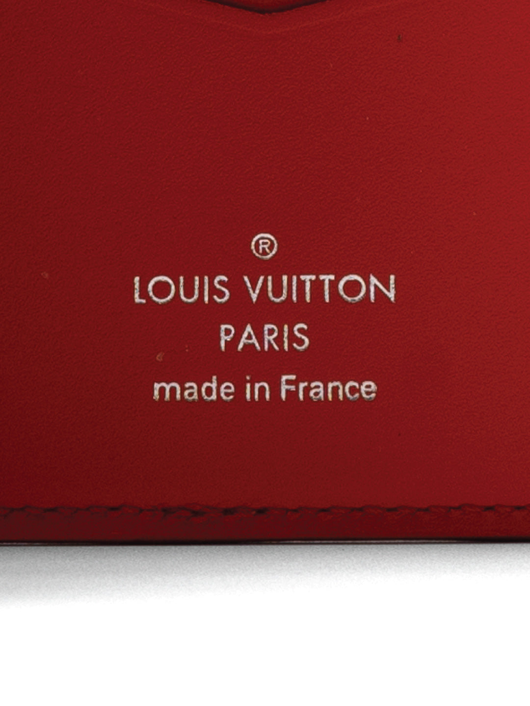 Louis Vuitton	Pocket Organizer Vermillion Red