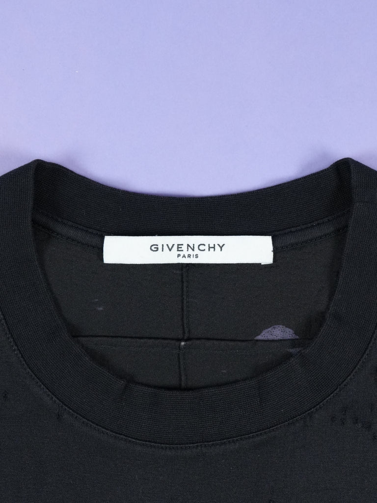 Givenchy Distressed T-Shirt Black