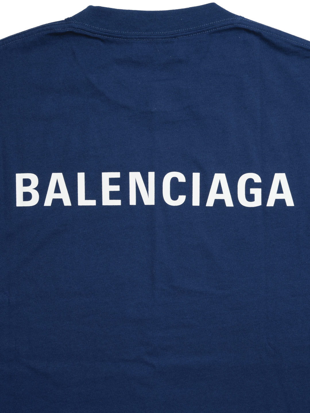 Balenciaga Logo T-Shirt Blue