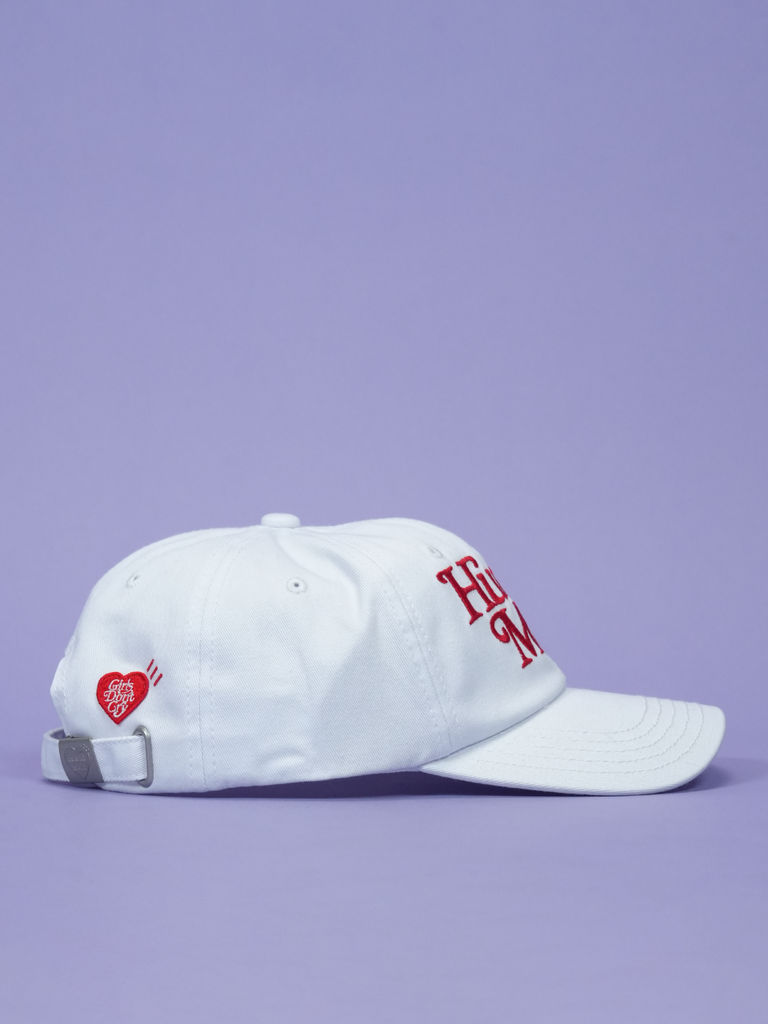 Human Made / Girls Don't Cry 6 Panel Cap #2 White/Red