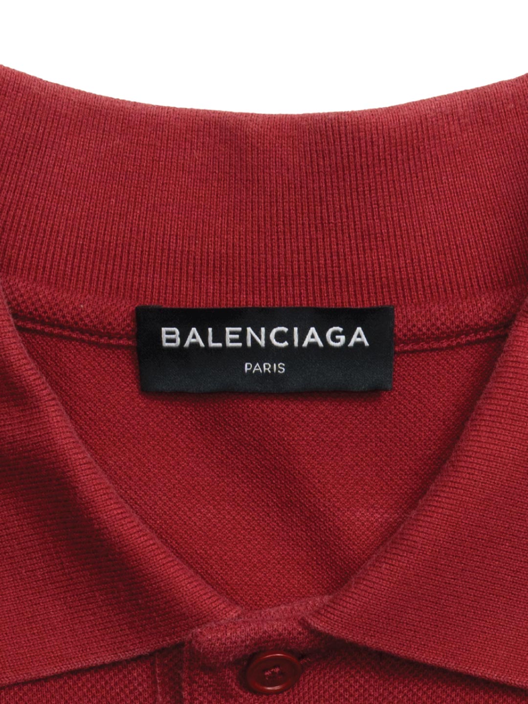 Balenciaga 2017 Polo Shirt Red