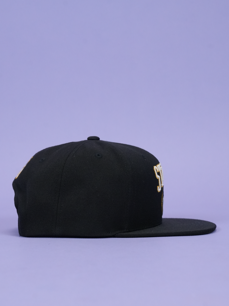 Stussy / Goldie Metalheadz 30 Snapback Hat Black