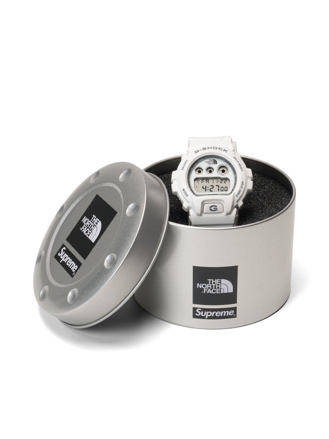 Supreme / The North Face G-Shock Watch White