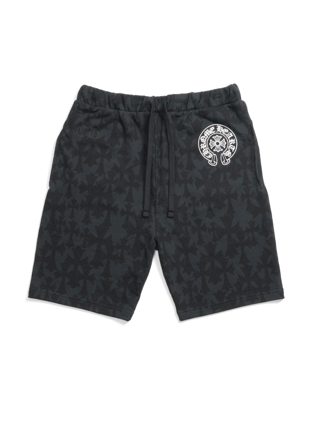 Chrome Hearts Cemetery Print Shorts Black