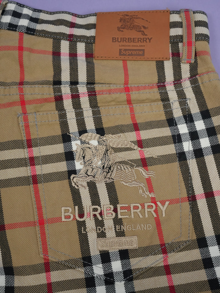 Supreme / Burberry Regular Jean Beige