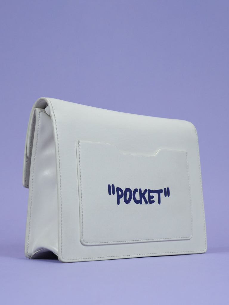 Off-White 2.8 Jitney Quote Print Crossbody Bag 