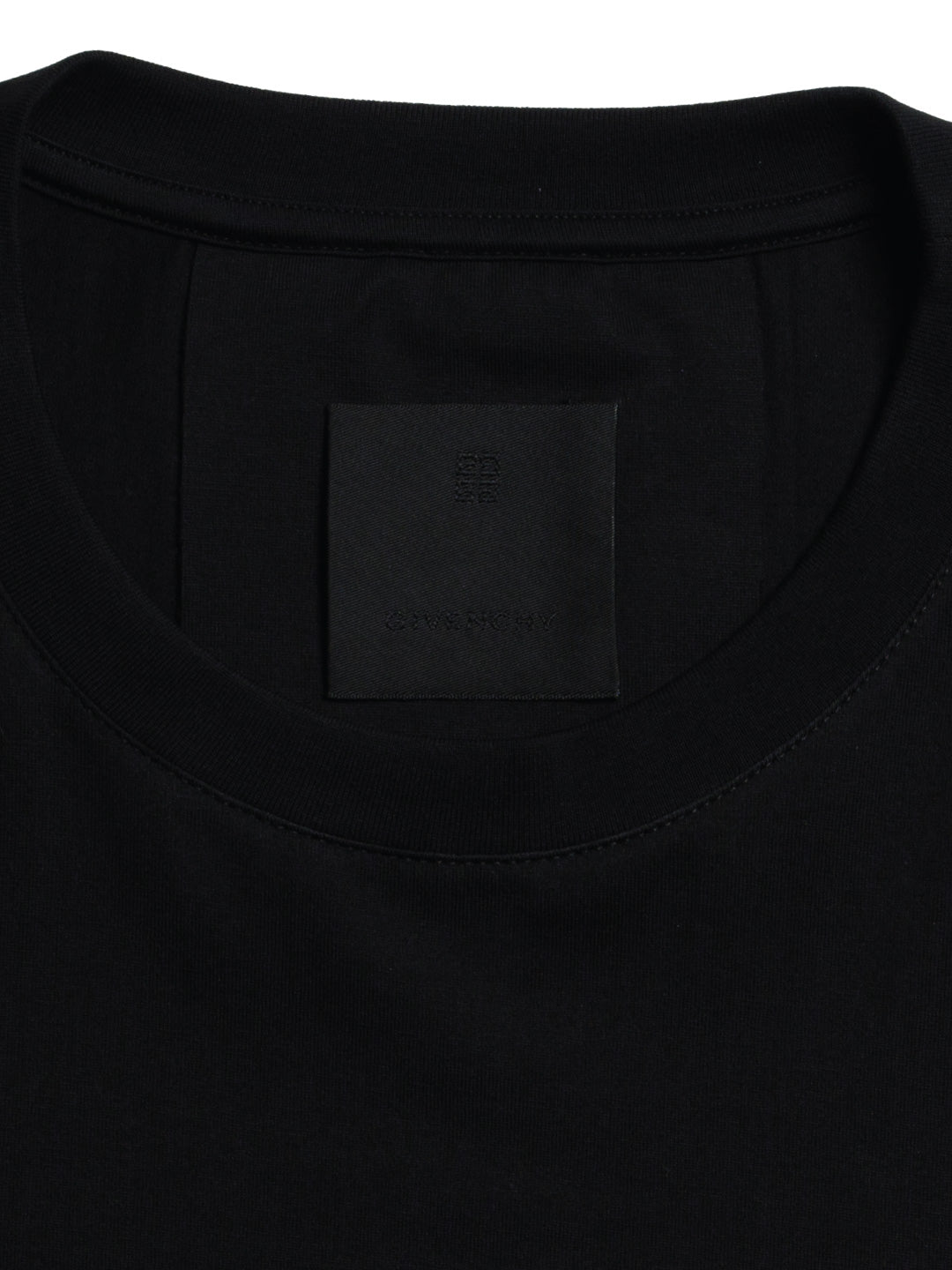 Givenchy College Logo Embroidered T-Shirt Black