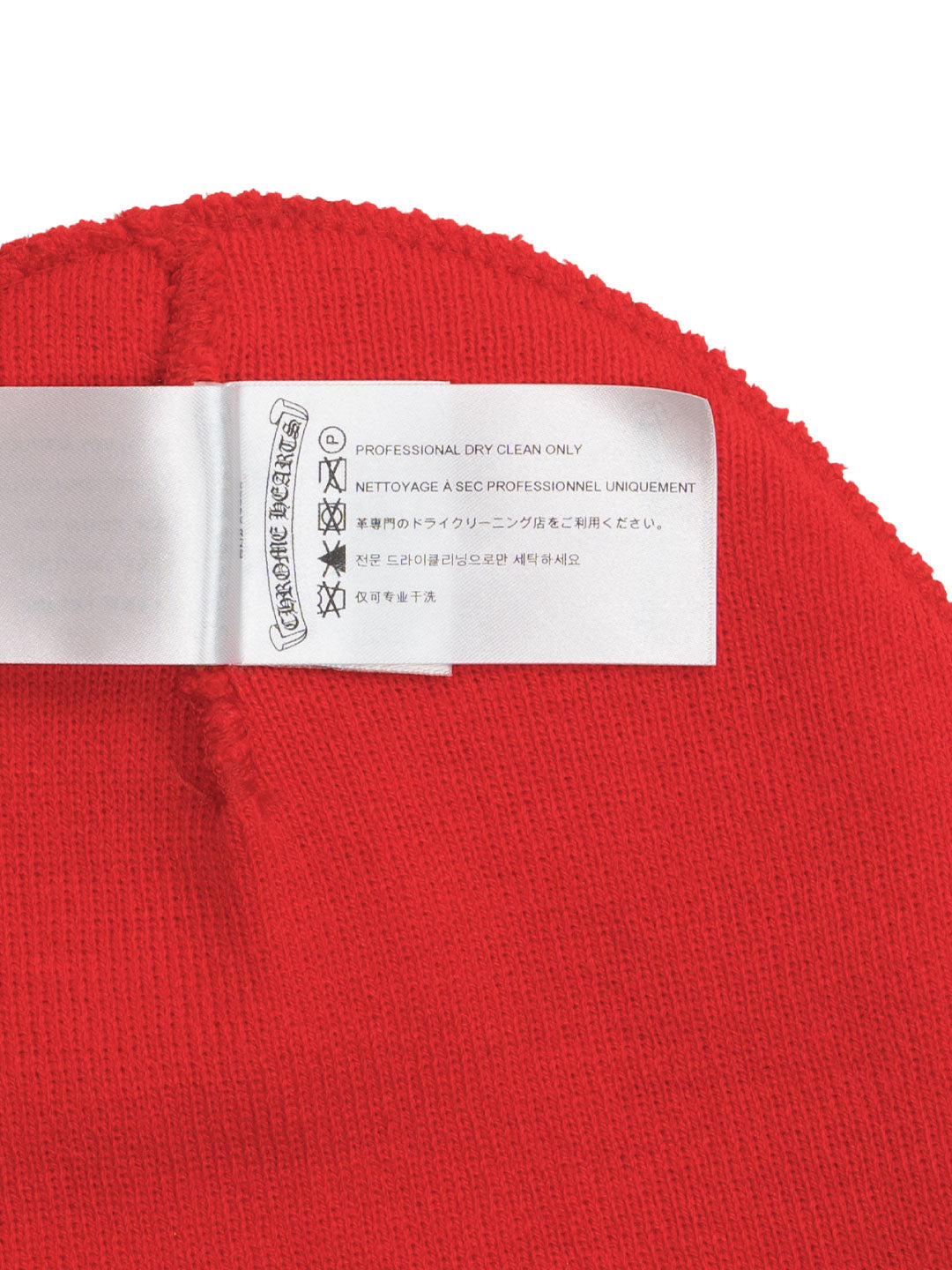 Chrome Hearts Triple Cross Beanie Red