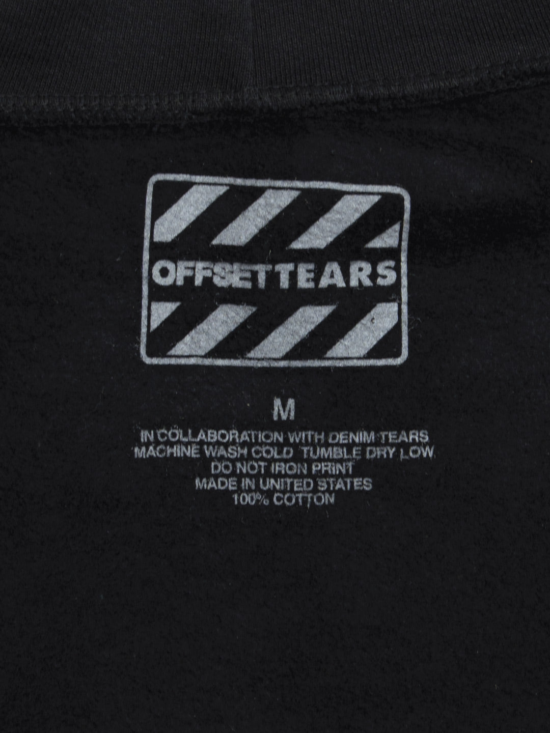 Denim Tears / Offset Wreath Hoodie	Black