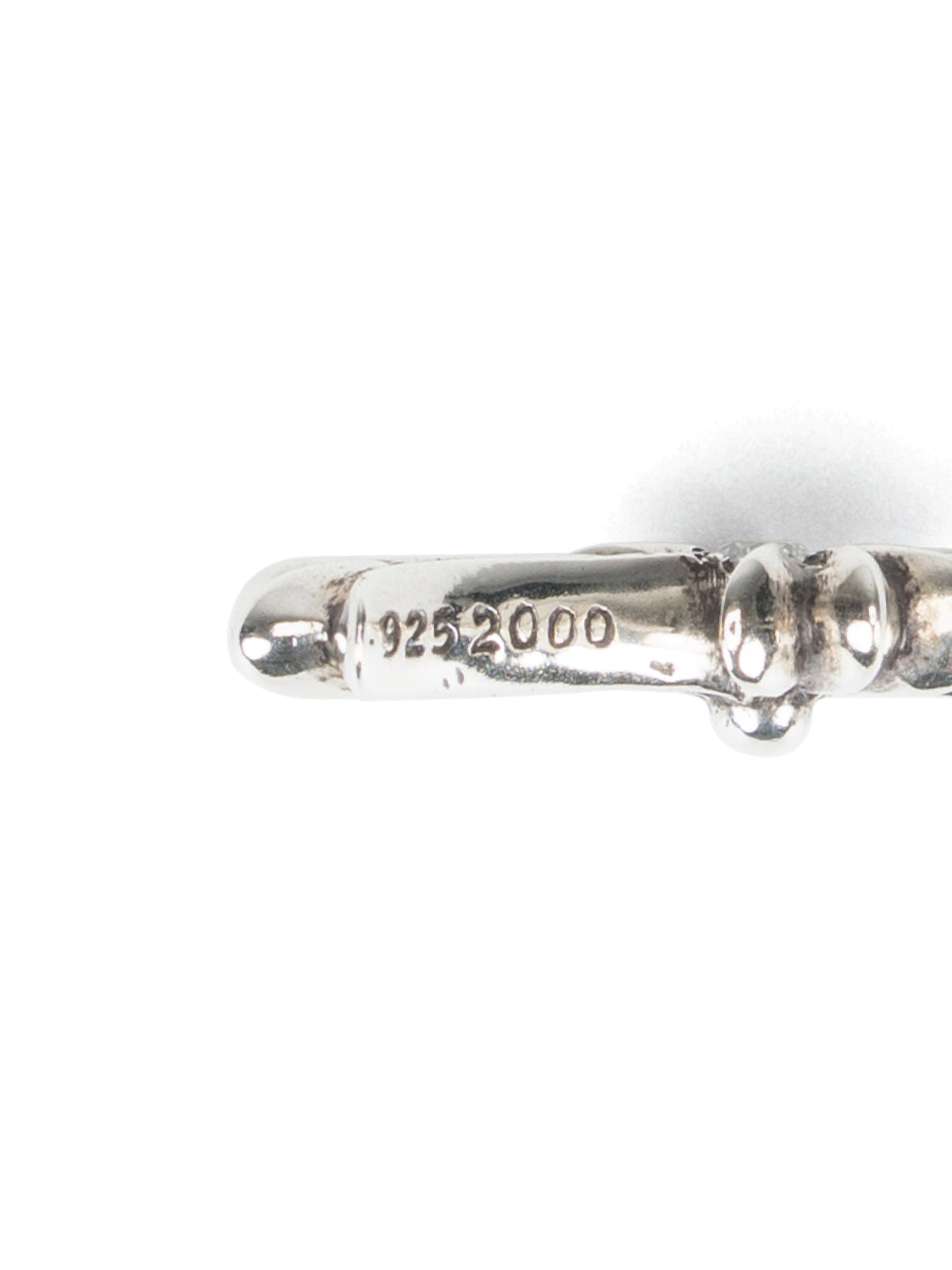 Diamond Cross Pendant Silver