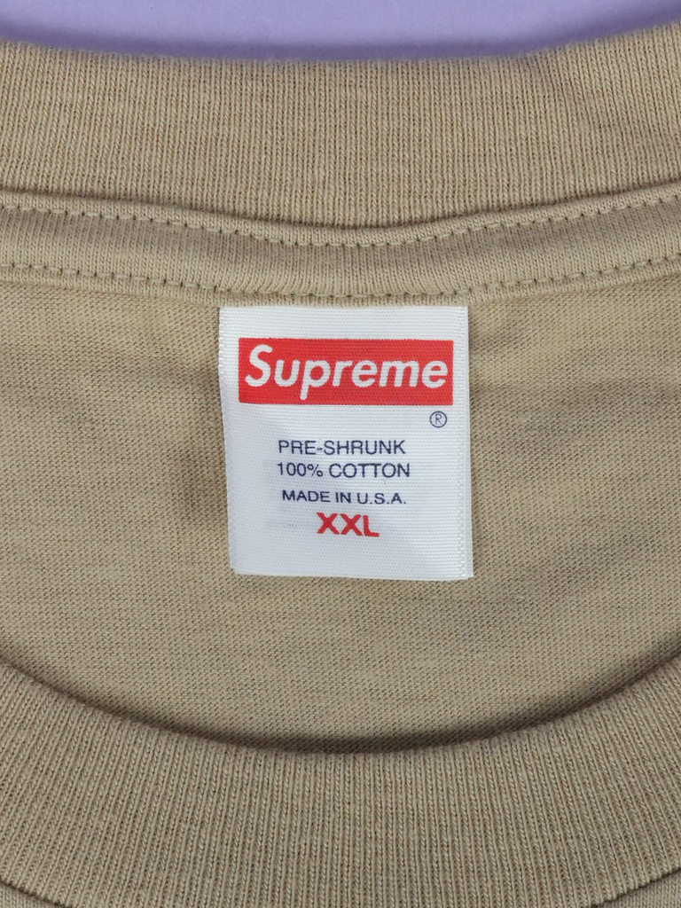 Supreme Box Logo Tee (FW23) Khaki