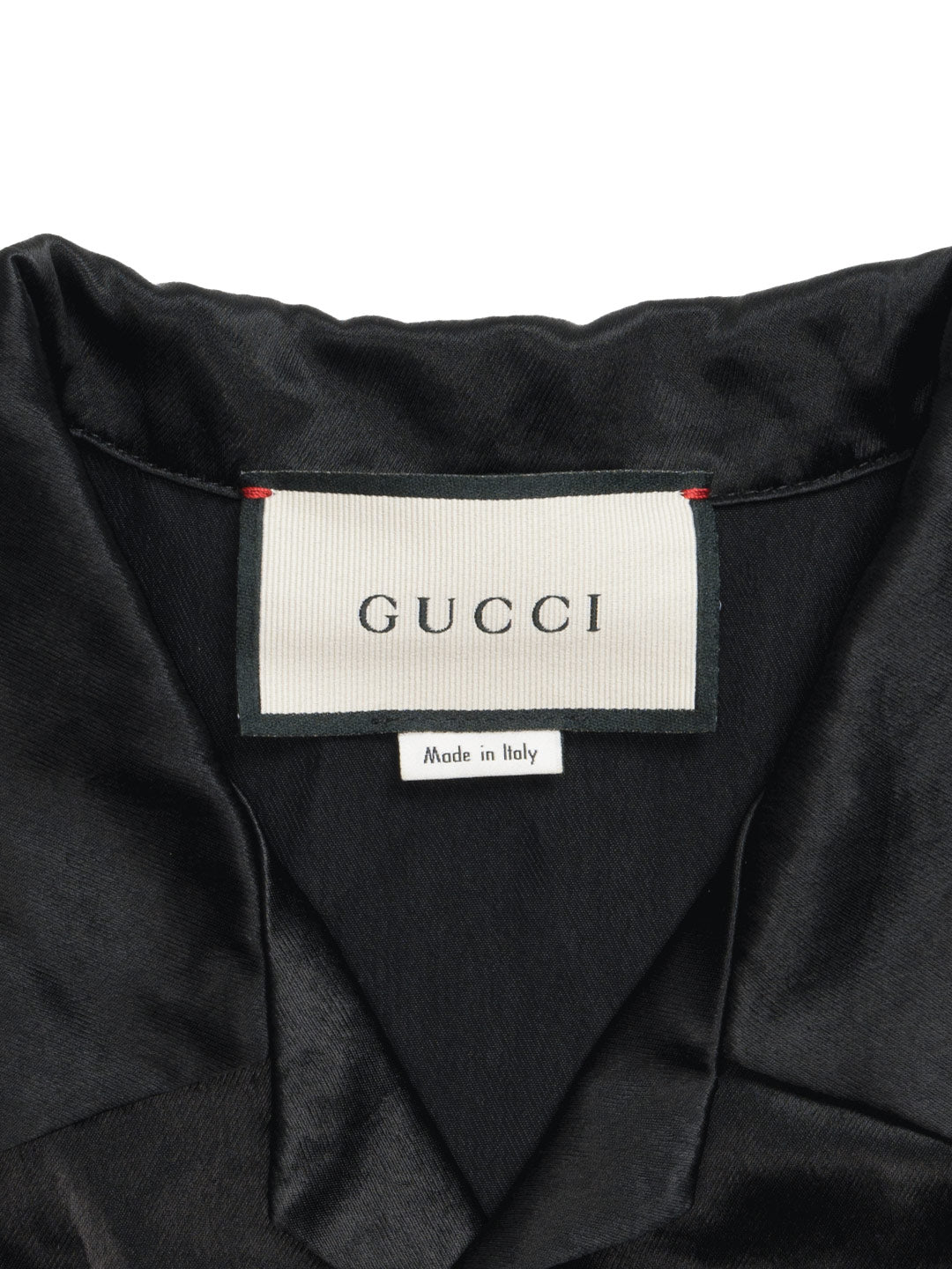 Gucci Acetate Bowling Shirt Black