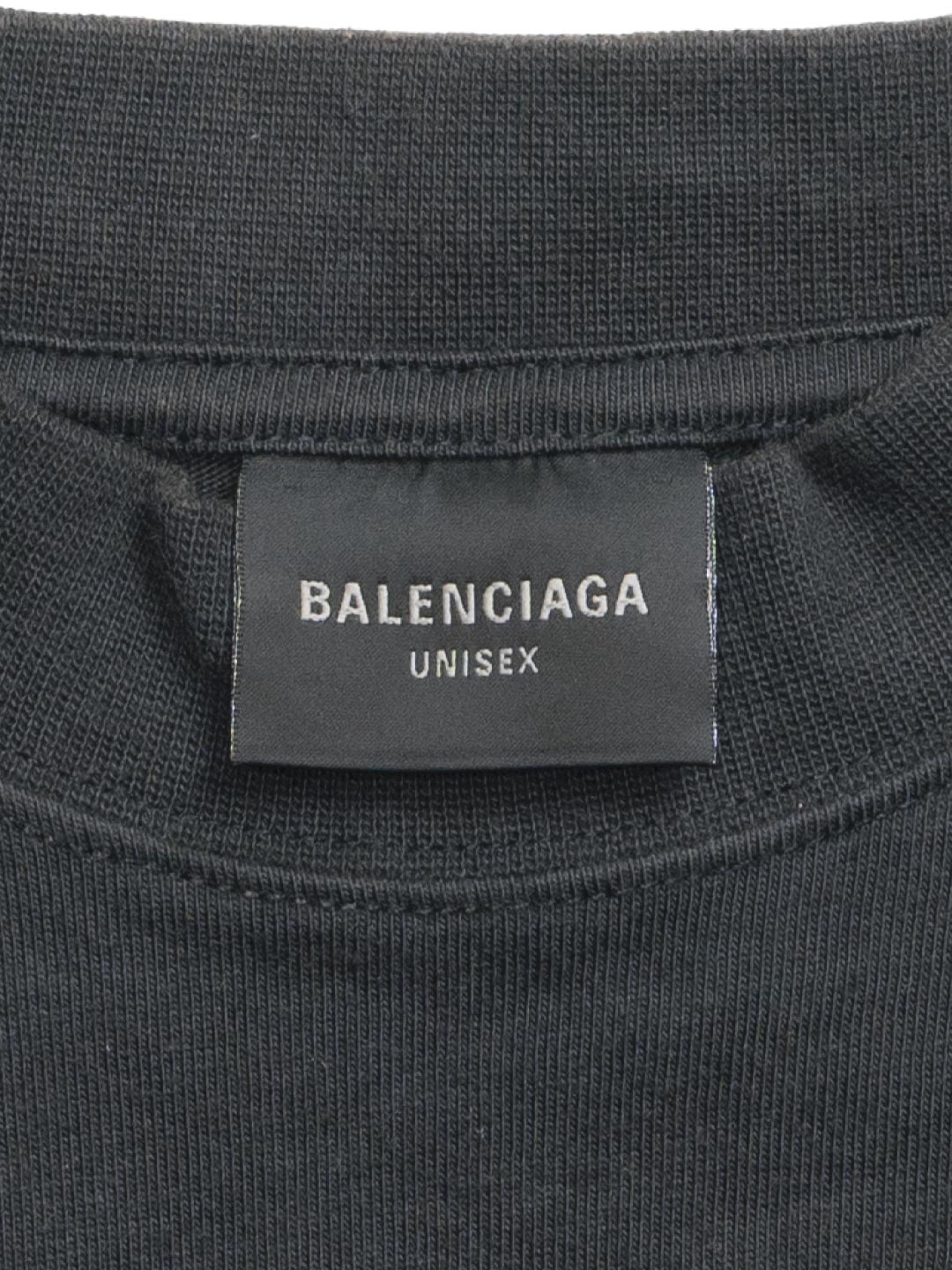 Balenciaga Sticky Note T-Shirt Black