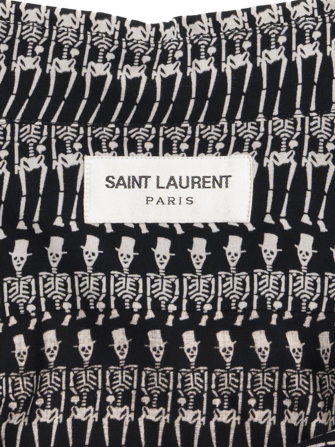 Saint Laurent	Skull Shirt Black