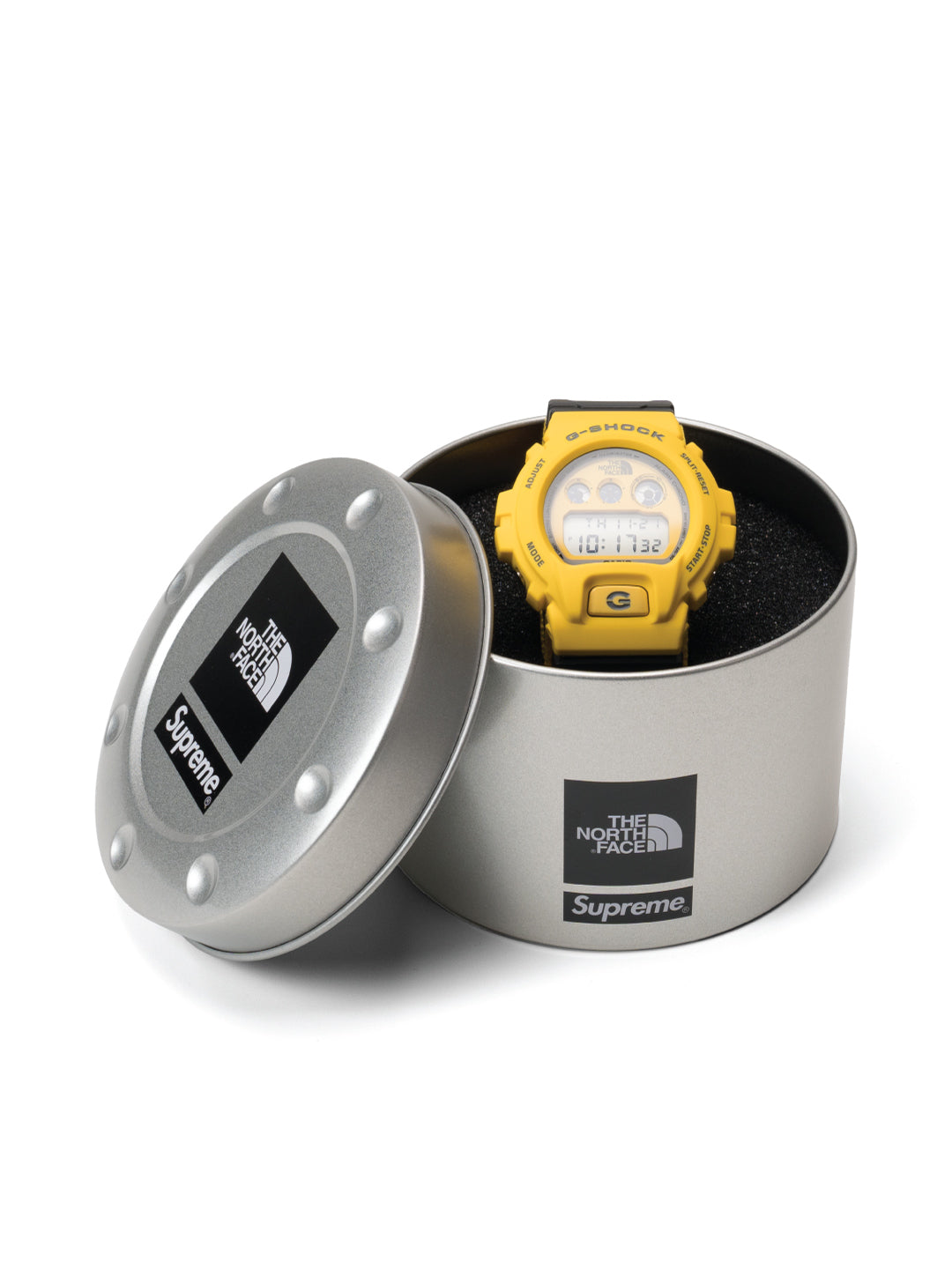 Supreme / The North Face G-Shock Watch Yellow