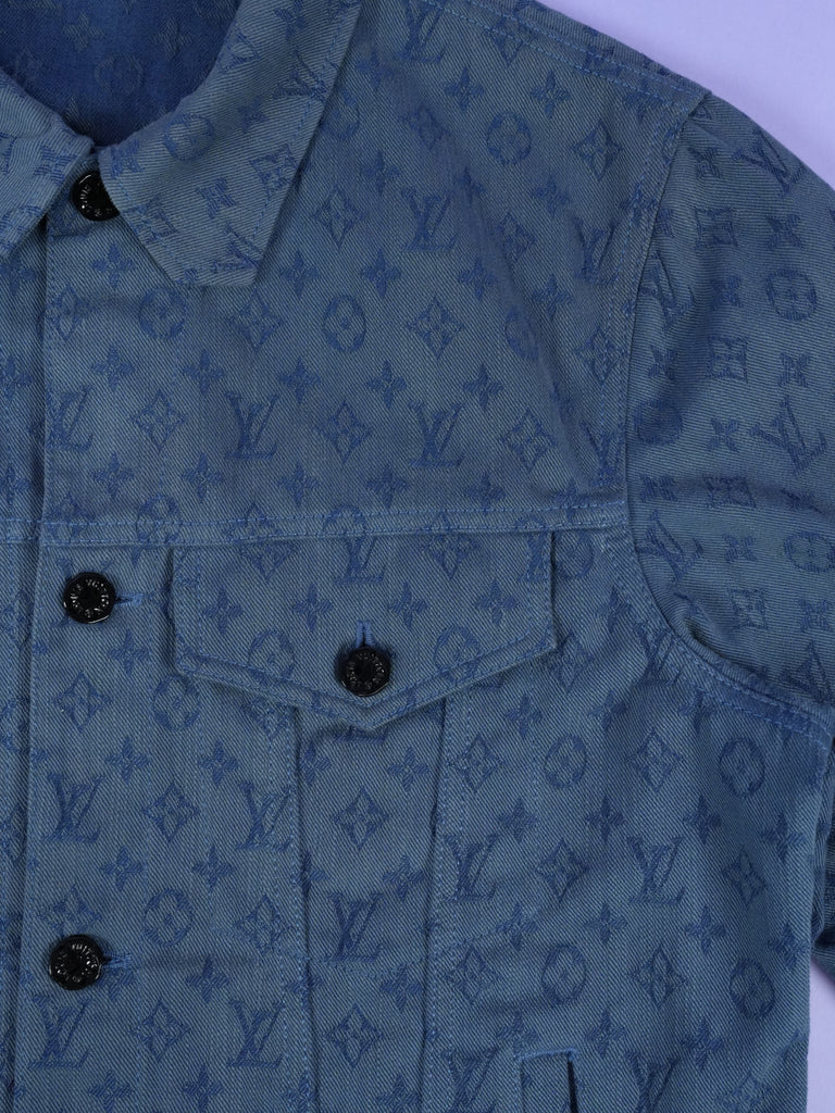 Louis Vuitton Monogram Denim Jacket Navy