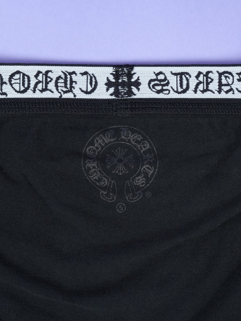 Chrome Hearts Boxer Brief Shorts Black/White