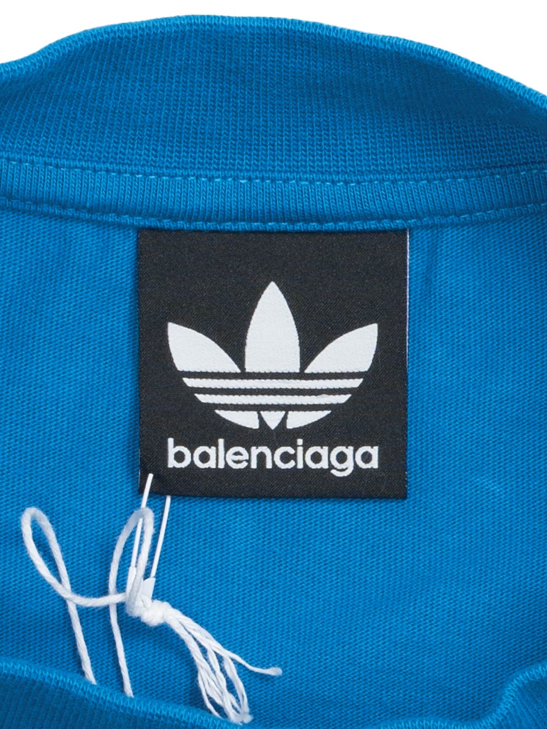 Balenciaga / Adidas Logo Print T-Shirt Blue