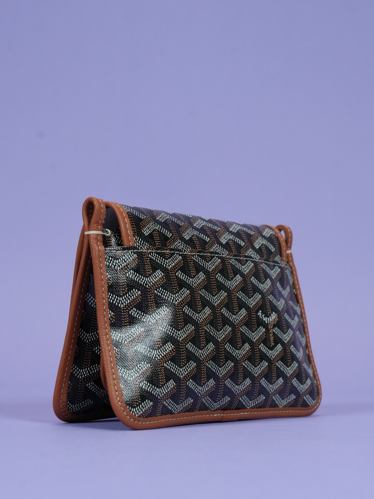 Goyard Plumet Pocket Wallet Black Tan