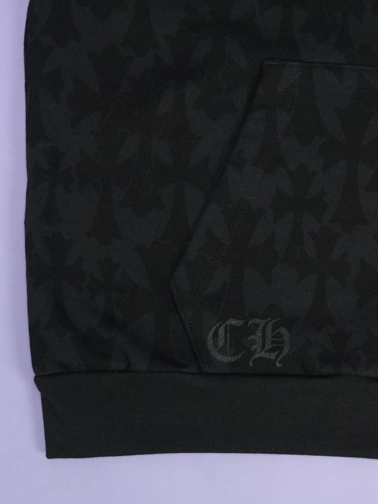 Chrome Hearts Cemetery Print Hoodie Black