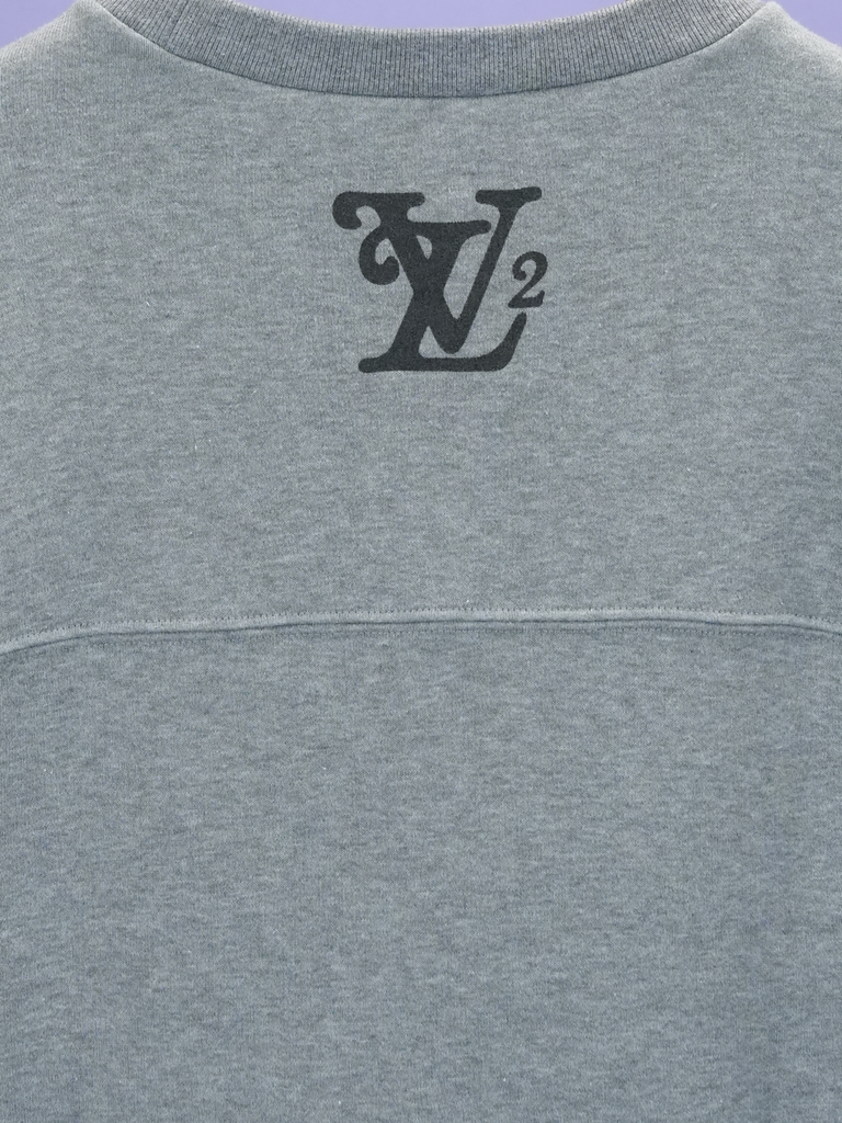 Louis Vuitton / Nigo Squared LV Sweatshirt Gris Clair