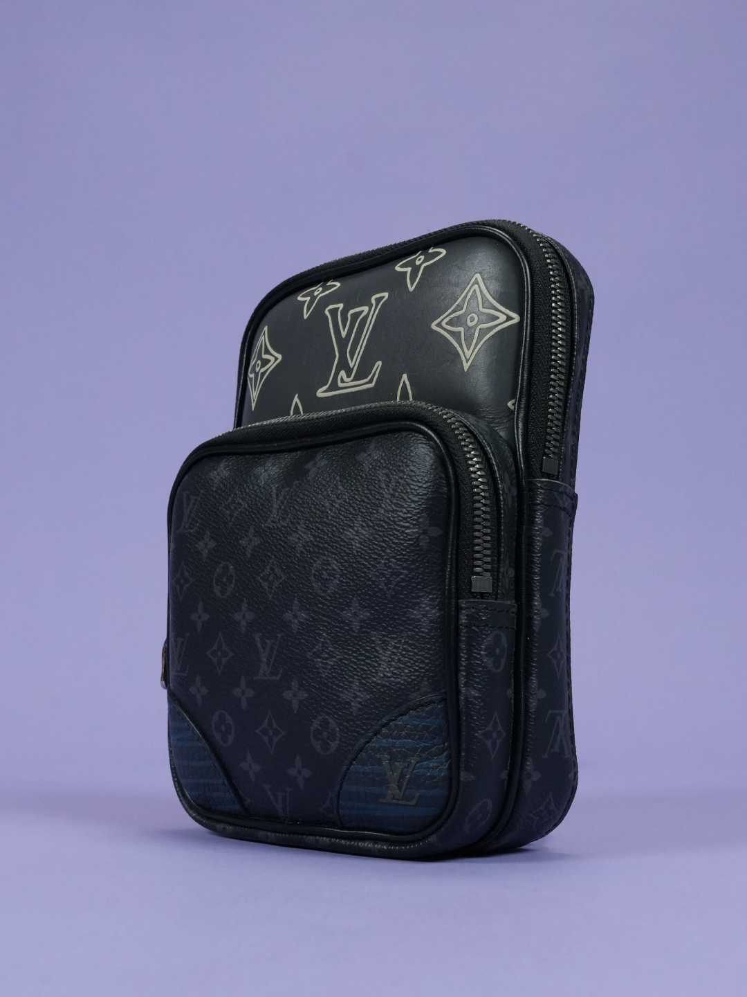 Louis Vuitton Amazone Sling Monogram Eclipse Patchwork