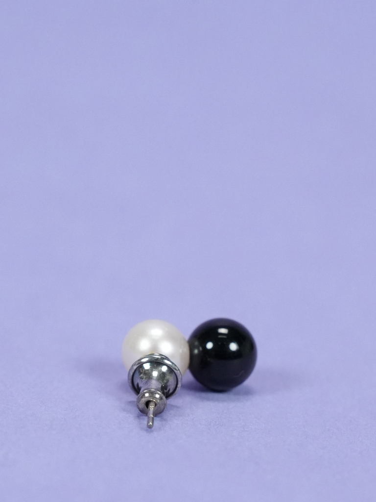 Stussy 8 Ball Earring Sterling Silver