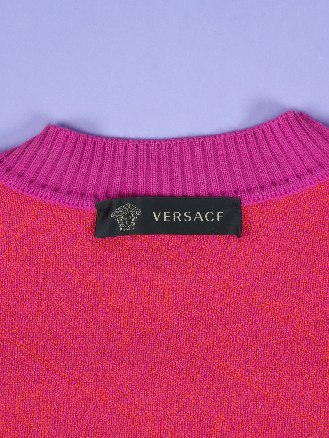 Versace	Wool Gianni Versace Sweater Pink