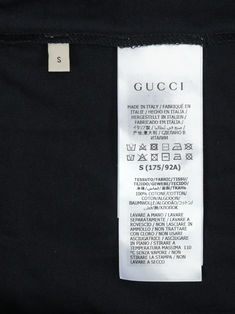 Gucci Star Interlock GG T-Shirt Black