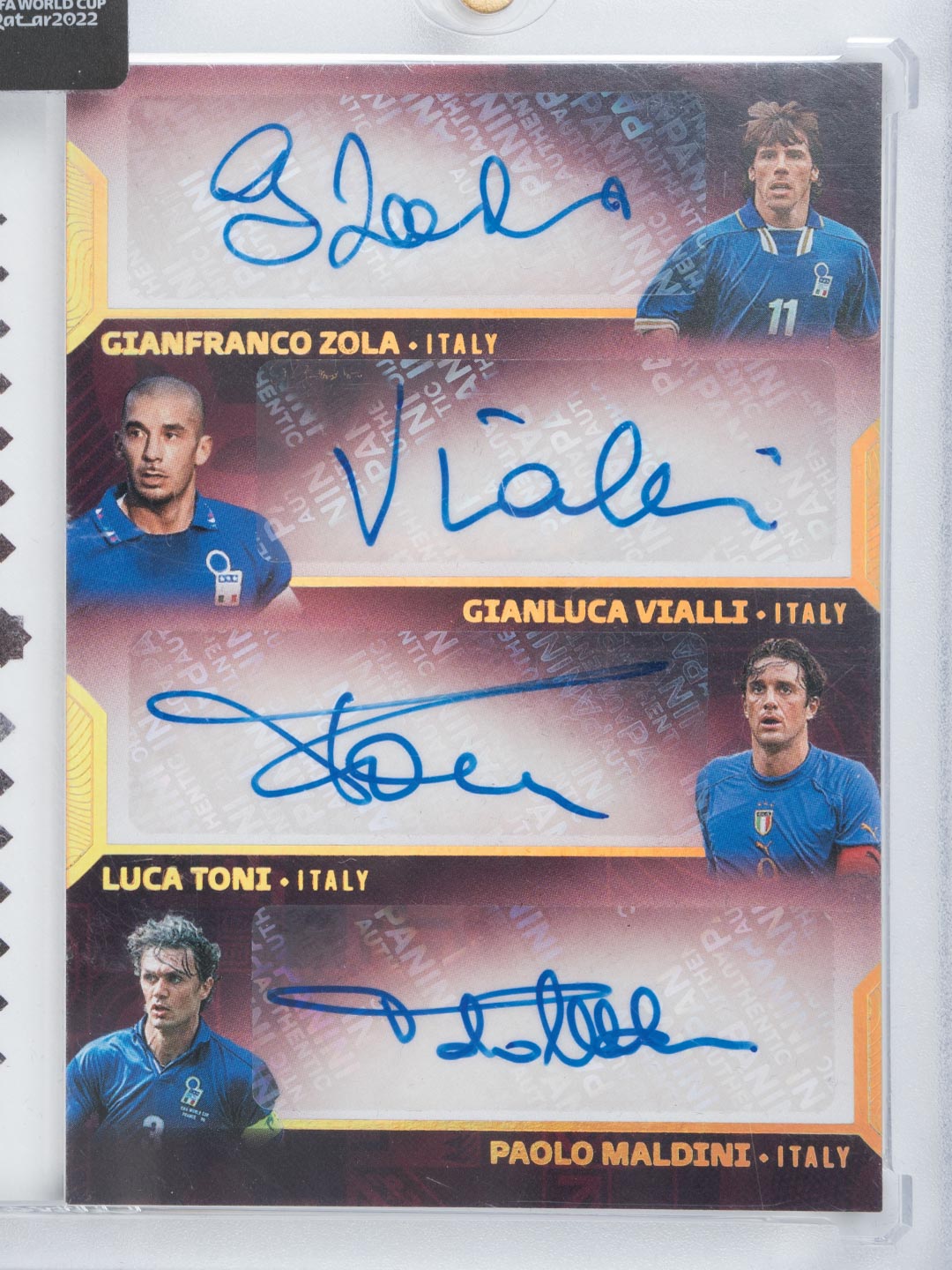 Panini 2022 Panini Eminence Octet Autographs (Italy) (/5)