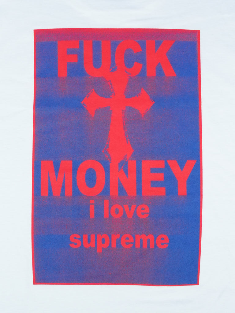 Supreme Fuck Money Tee White