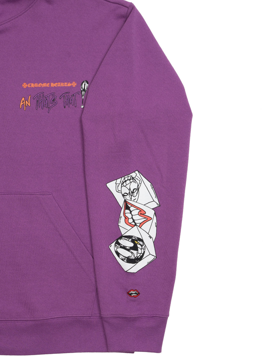 Chrome Hearts Matty Boy I Want More Not Less Hoodie Purple