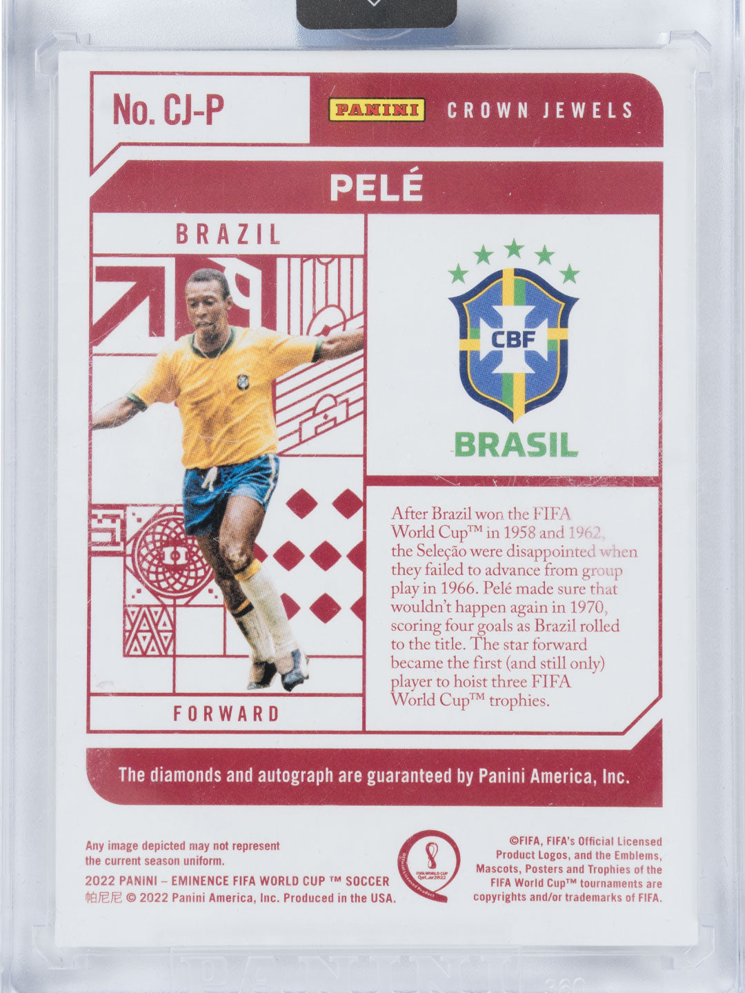 Panini 2022 Panini Eminence Crown Jewels Autographs (Pele) (/10)