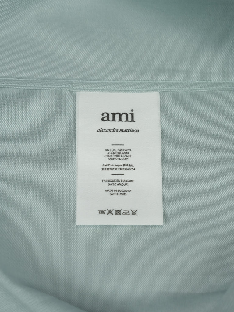 Ami Button Down Shirt Mint Green