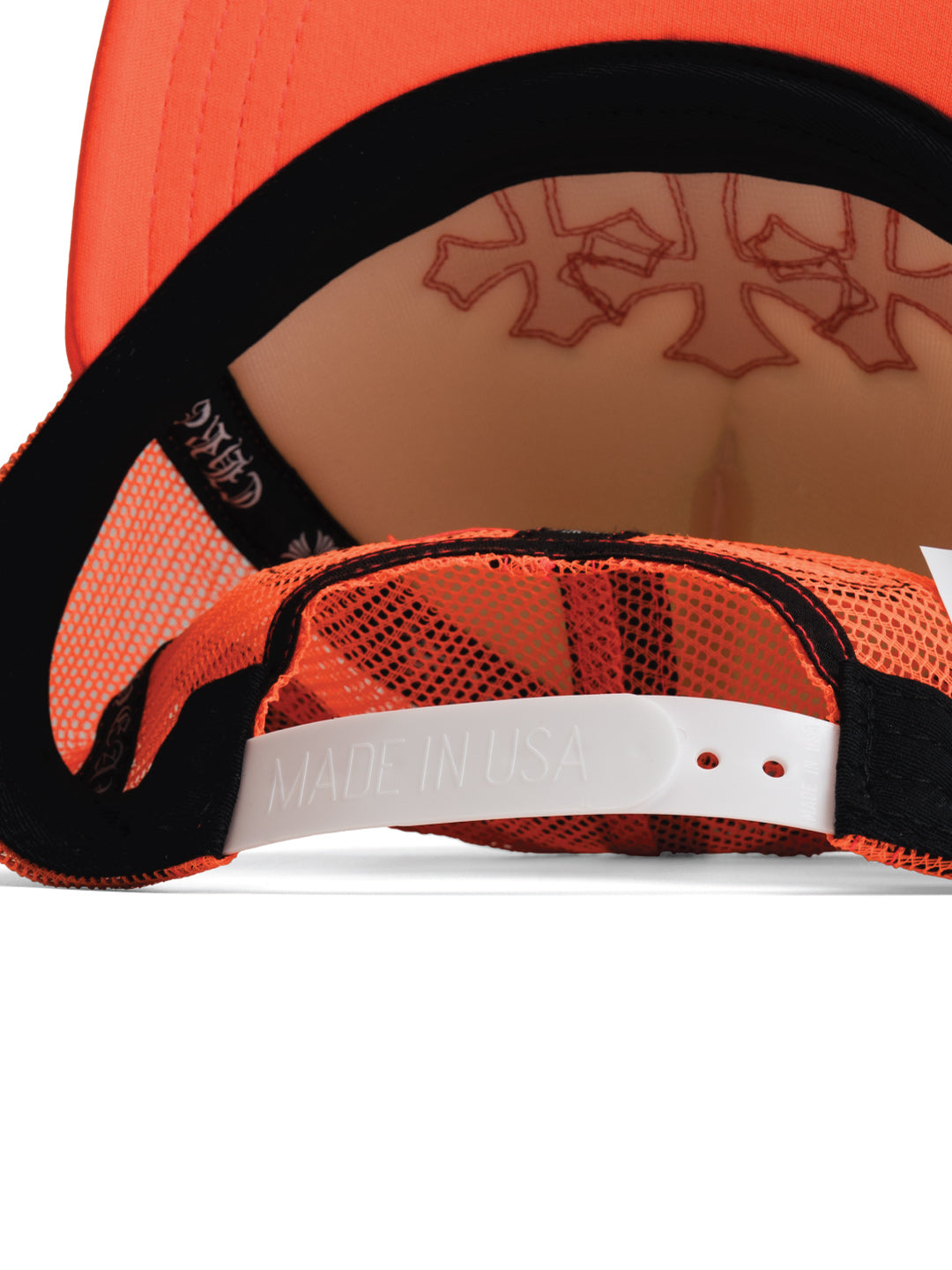 Triple Cross Trucker Hat Orange
