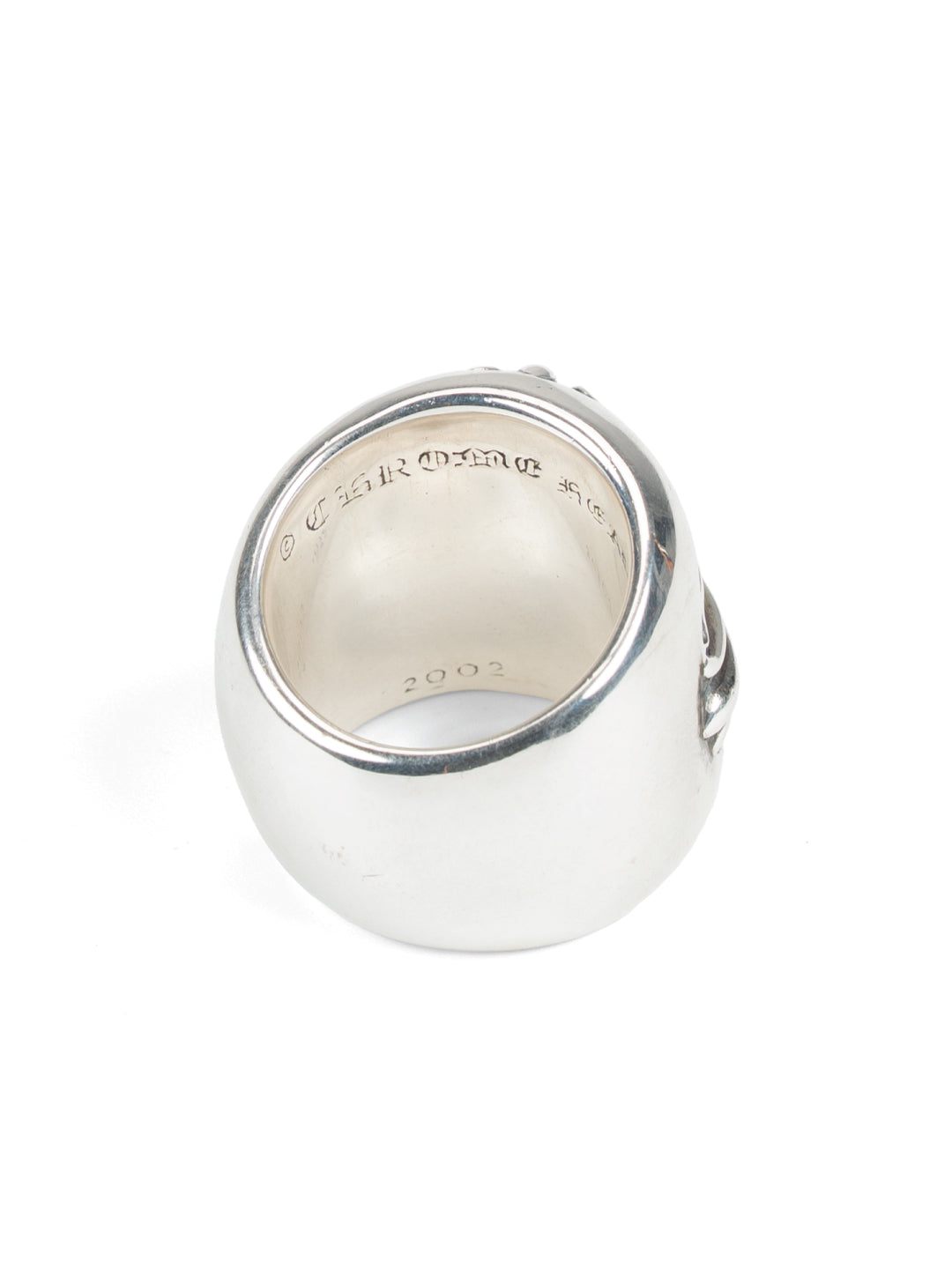 Classic Oval Cross Ring Silver