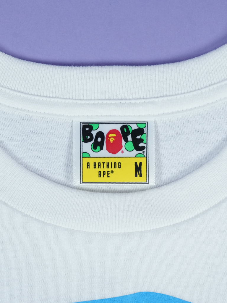 Bape Japan Culture Ape Head Tee White