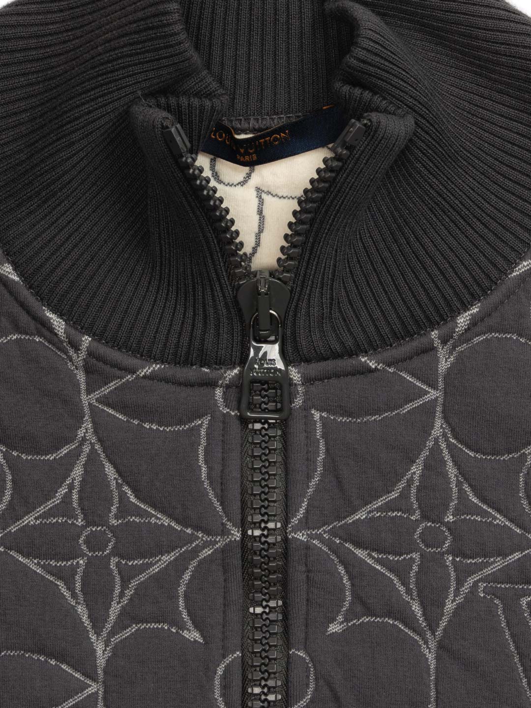 Louis Vuitton	Zip Through Monogram Flower Jacket Grey